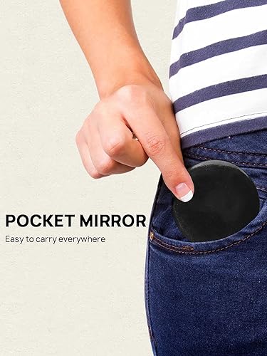 Miniatura 5 de Getinbulk 72 espejos de maquillaje pequeños y compactos a granel, mini espejo de bolsillo de viaje para bolso, recuerdo de regalo para mujer