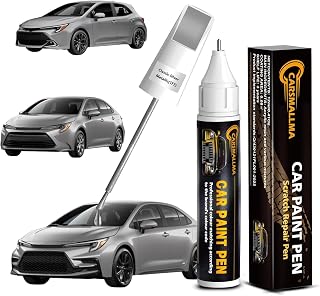 Car Touch Up Paint(1F7 Classic Silver Metallic) for Toyota, Color Accurate Car Scratch Repair Remover Pen,Automotive Paint Quick & Easy to fix vehicle Chips and Nicks Scuff - Amazon product rated Grade B