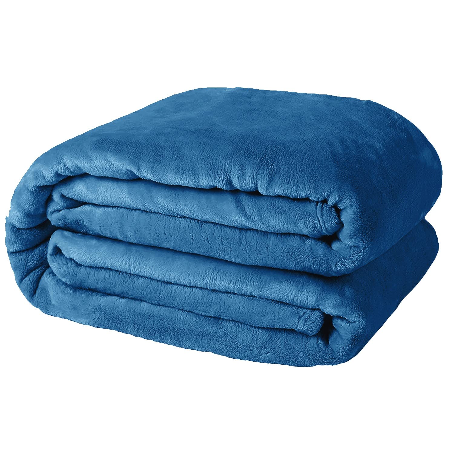Casabella Teal Deluxe Soft Faux Fur Mink Fleece Throw Blanket-200X240 Cm, Sofa Throws, Cozy Warm Blanket Throw For Bed, Settees, King Fleece Blankets