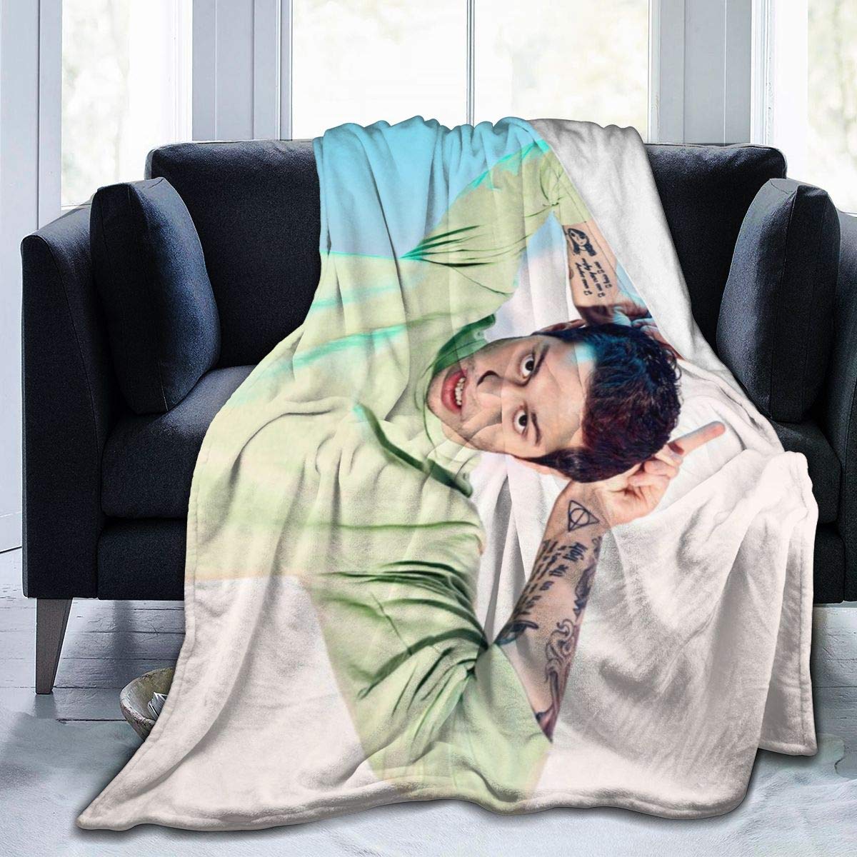 Homedecora Pete Davidson Ultra-Soft Micro Fleece Blanket Soft and Warm Digital Printed Blanket Flannel Throw Blanket for Children/Adults Xmas Birthday Gift Present (50" X40",60" X 50",80" X 60")