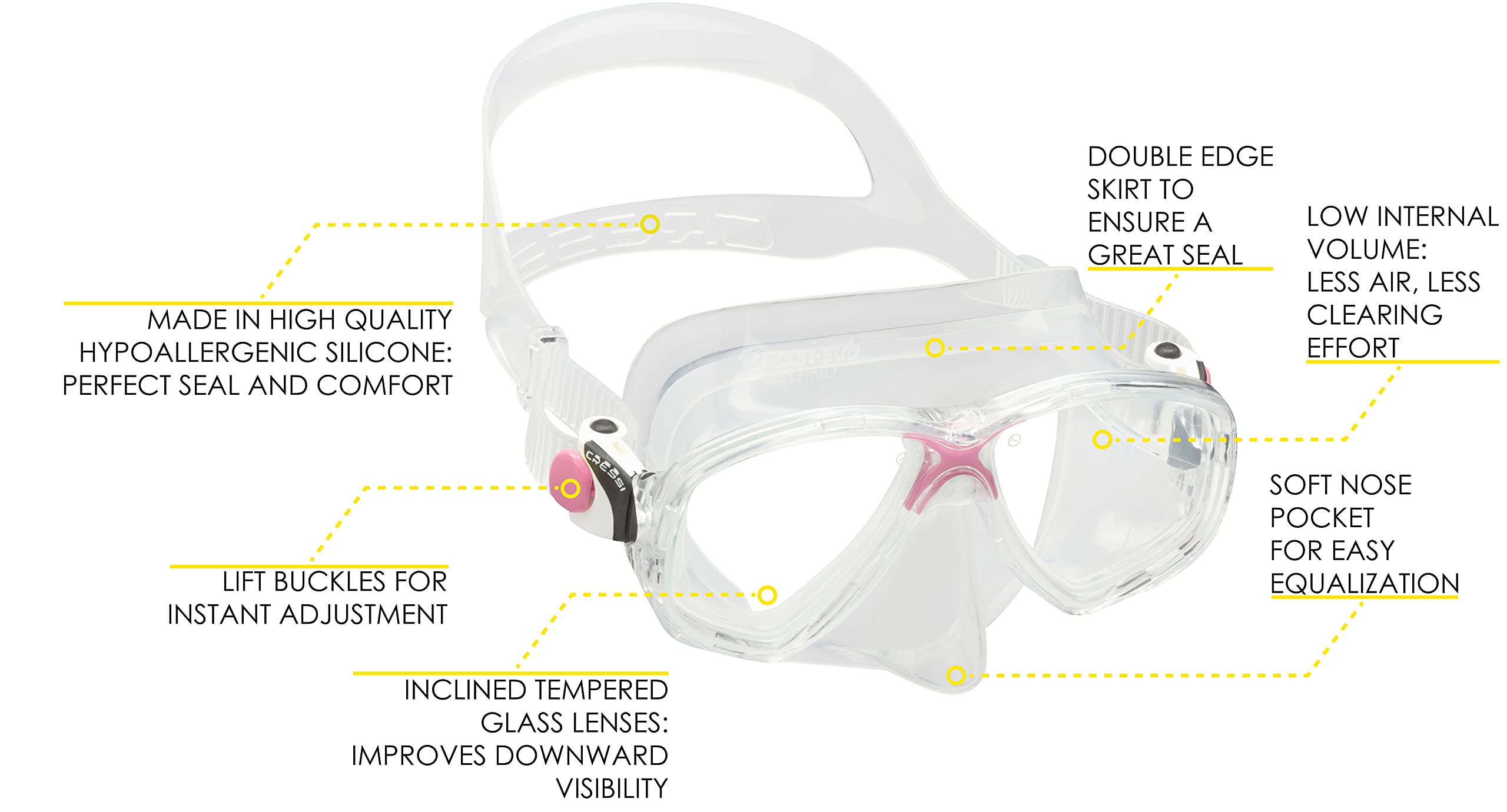 Cressi Mask Fin Snorkel Set