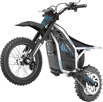 RS5 Electric Dirt Bike, 2200W 37MPH Electric Motorcycle, 48V/22.5Ah Battery Ebike, Full-Suspension Off-Road Mountain E Dirt Bike, Dual Hydraulic Brakes