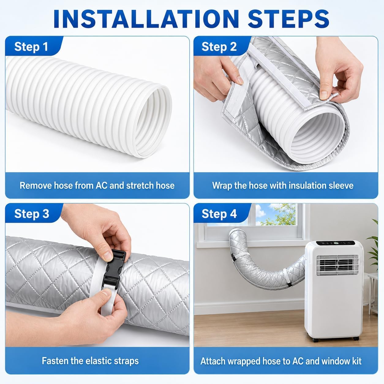 Copertura Tubo Condizionatore per Gree GPC07AP-K5NNA1C 2021-2026