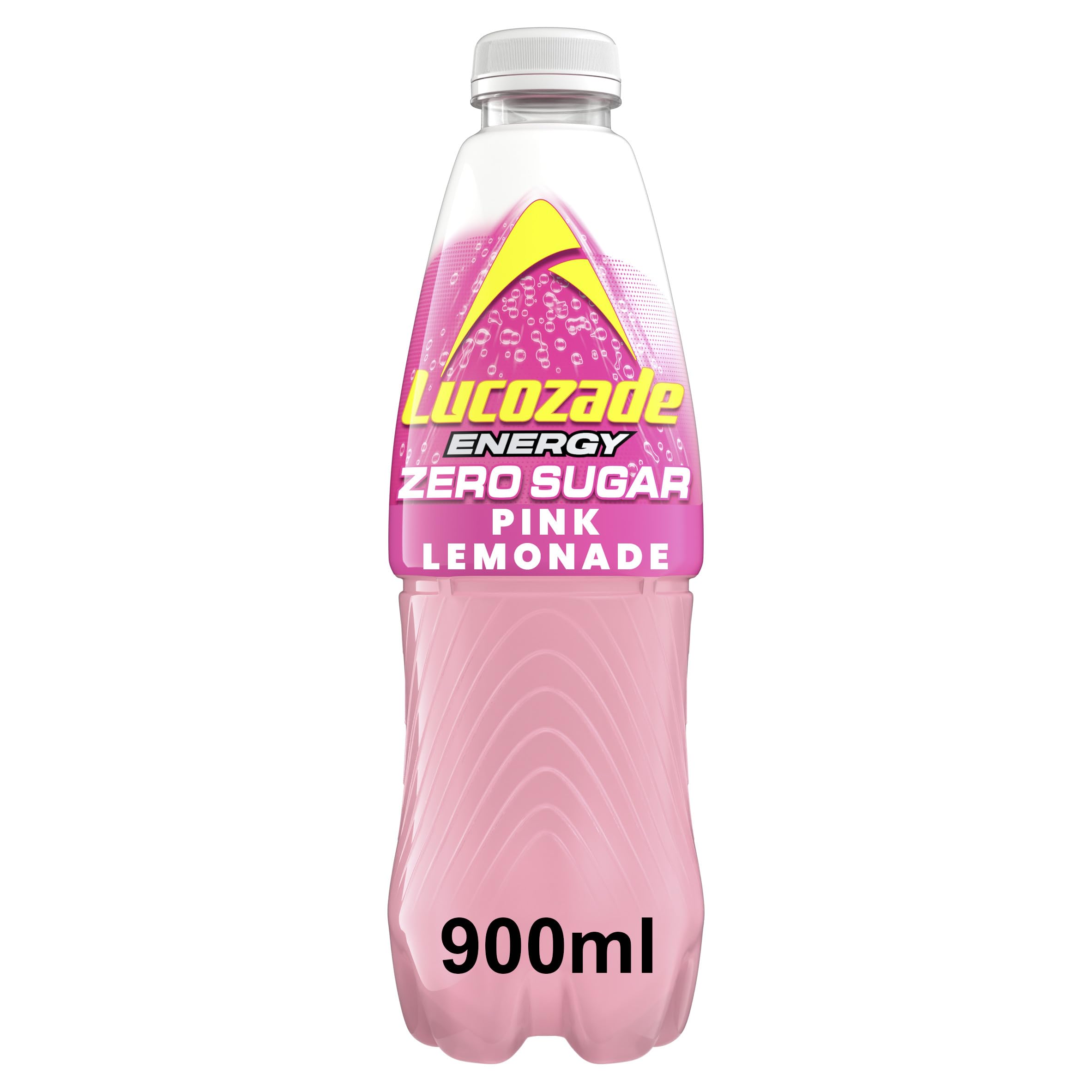 Lucozade Energy Zero Sugar Drink Pink Lemonade 900ml