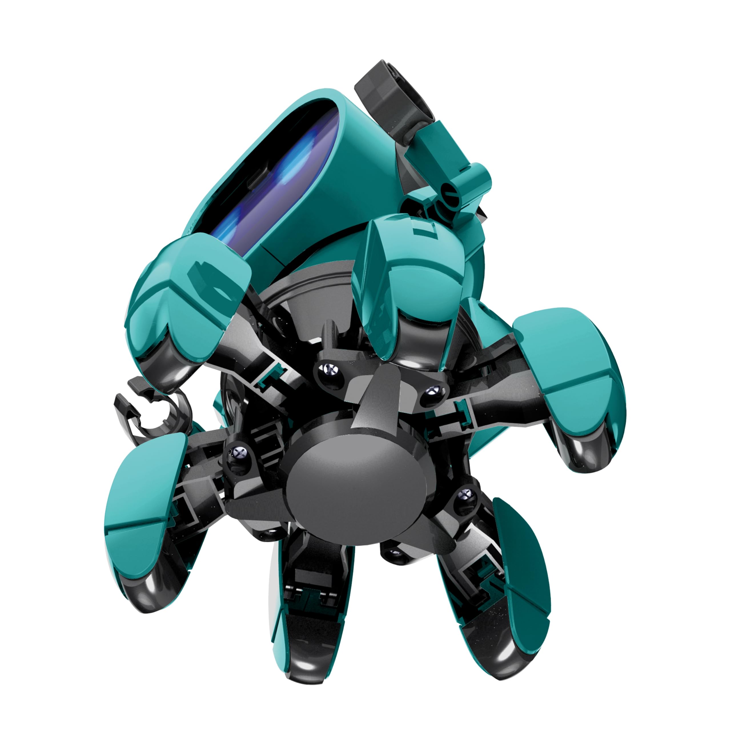 CONSTRUCT & CREATE Tobbie - Kit per costruire il tuo robot autoguidante AI, blu