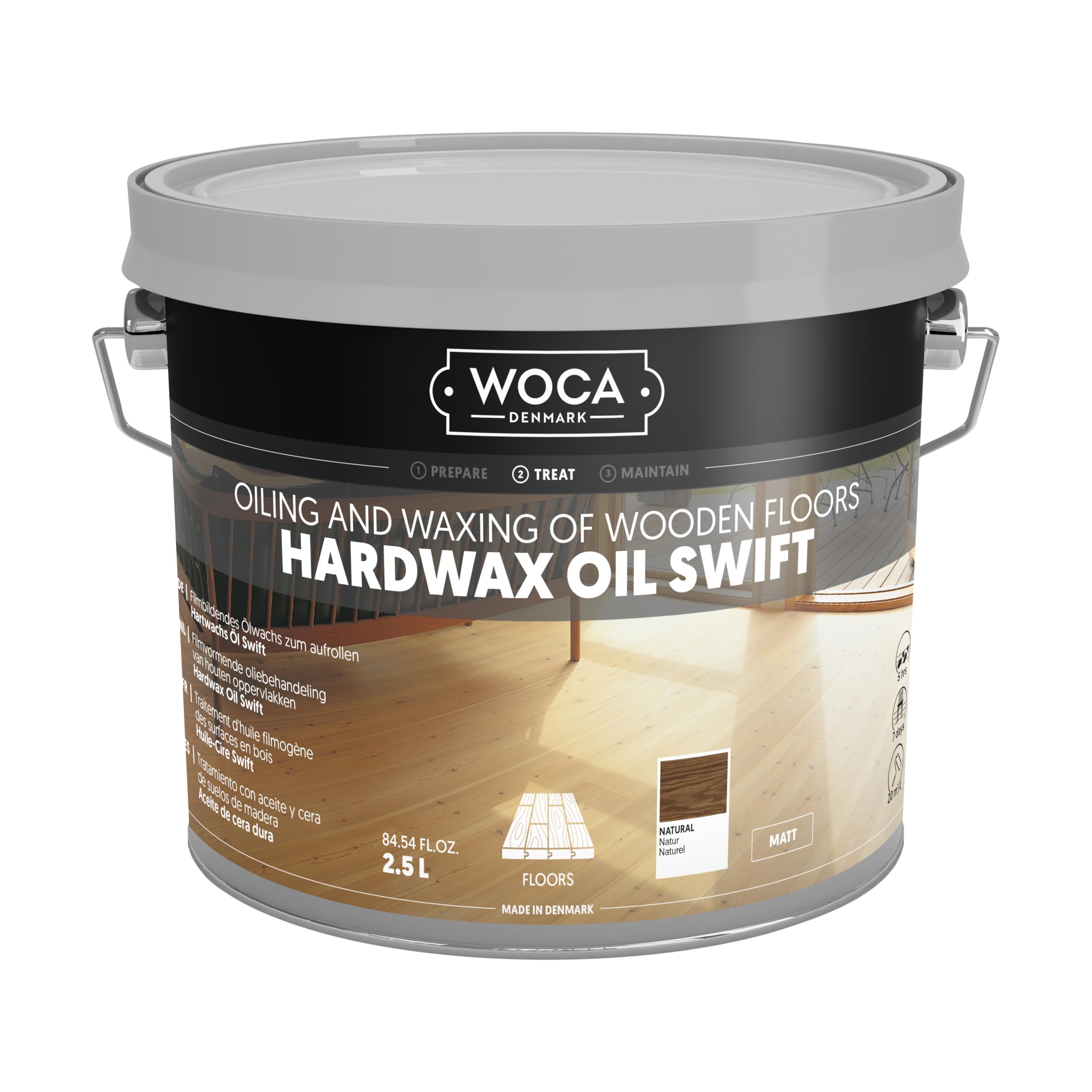 WOCA 529025A Swift - Cera dura (mate, 2,5 cm)