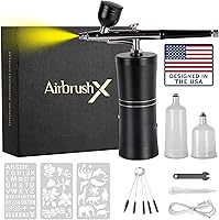 Vista 1 de Kit de aerógrafo, aerógrafo para uñas, kit de cepillo de aire con compresor de aire, cepillo de aire para uñas, compresor de aerógrafo, máquina