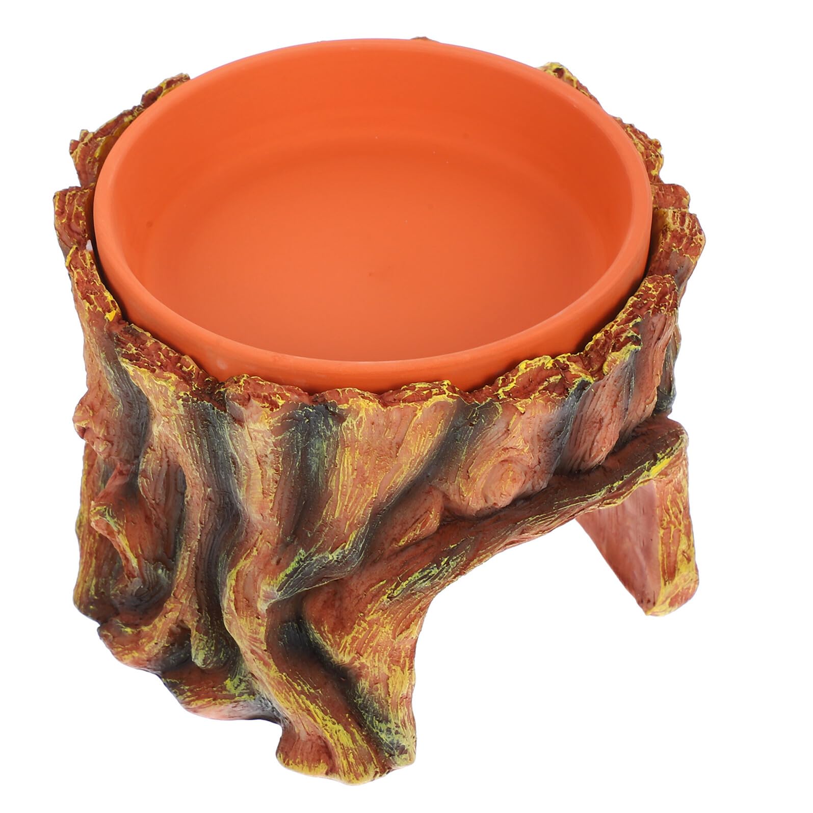 Homoyoyo Cueva para Reptiles de Resina con Escondite Húmedo Diseño Natural para Terrarios Fácil Instalación para Geckos Leopardo y Serpientes Pequeñas Decoración para Hábitats de Mascotas