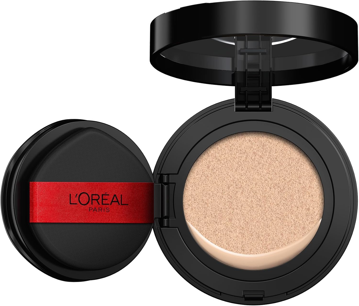 L'Oréal Paris Infallible Fresh Wear Cushion Foundation, Long-lasting & Lightweight Up to 24H Coverage, Inspired by Korean Makeup, Breathable Formula, N100, 11g