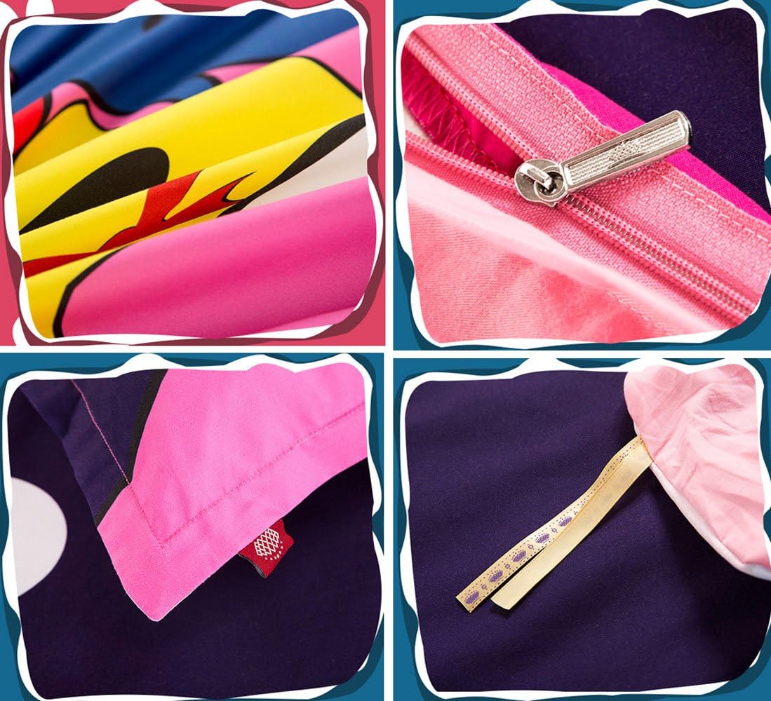 ❤ Crazy Deals RuiHome 4pcs Queen Size Bedding Duvet Cover Sets for Teens Girls Boys Bedroom College Dorms, Lovely Pig Pattern Design