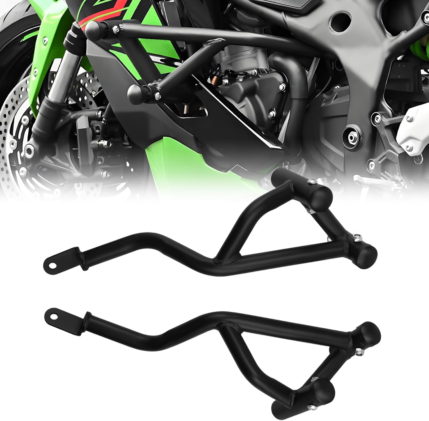 Highway Crash Bars Engine Guard for KAWASAKI NINJA400 Z400 2024 2025 Motorcycle Protection from Drops Accessories