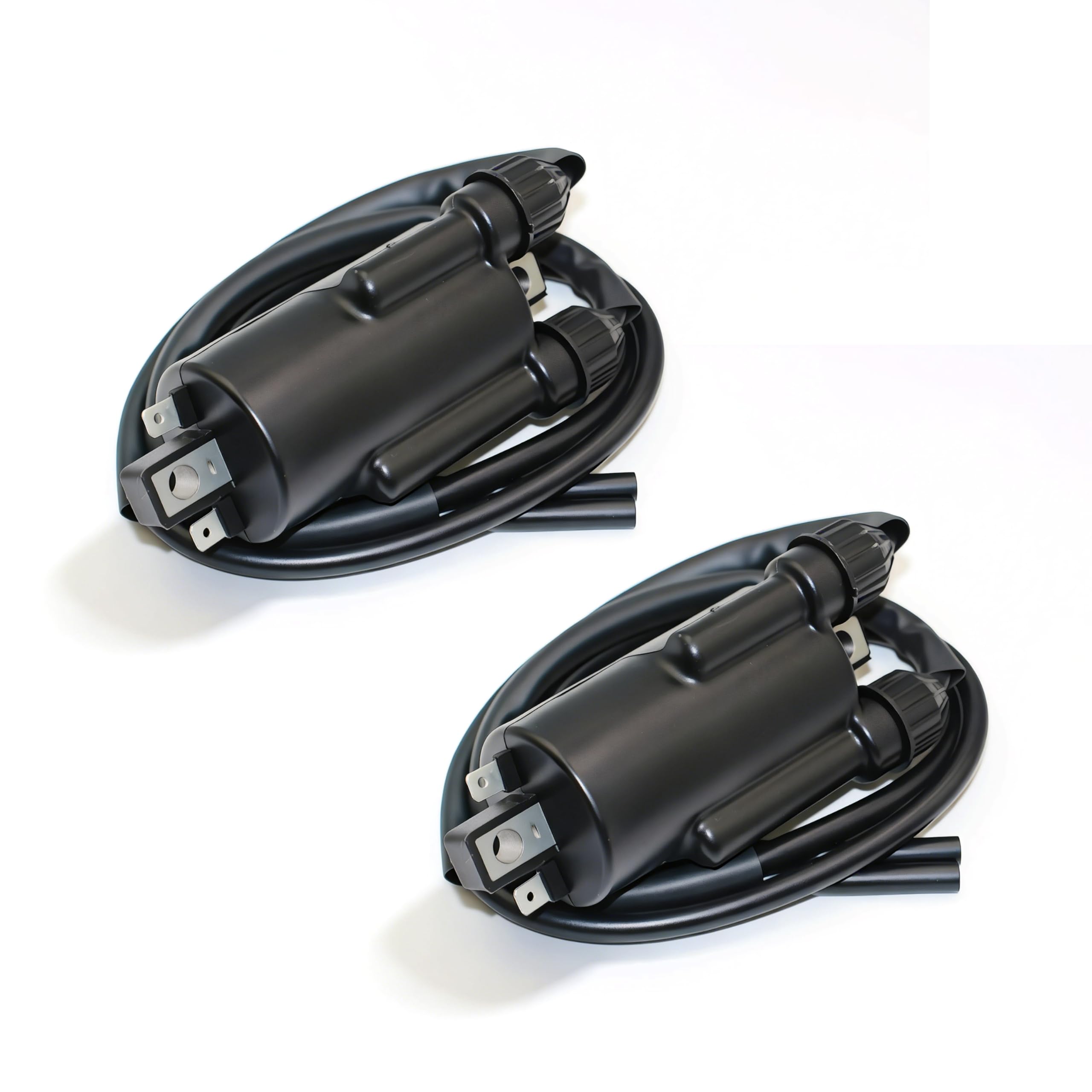 Amazon | GSPRING イグニッションコイル 2 個セット 12V 取付ピッチ