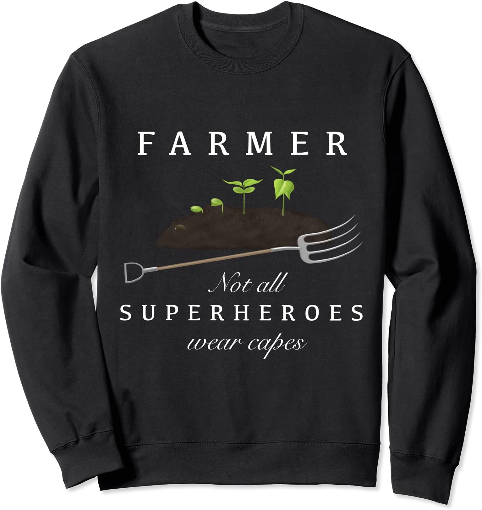 Farmer superhero (D010-0256A) Sweatshirt