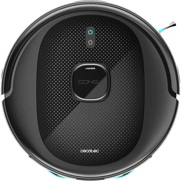 Cecotec Robot Aspirateur et Laveur de Sols avec Base AutoVidange Conga 9590 Spin Revolution Ultra Power Home. Navigation Laser, 10000Pa, App, Autonomie 240min, Brosse Spéciale Animaux, Mopas Rotatives - 2