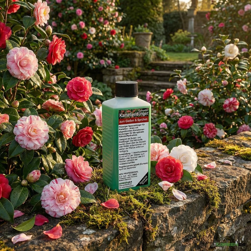 Engrais liquide high-tech pour camélias