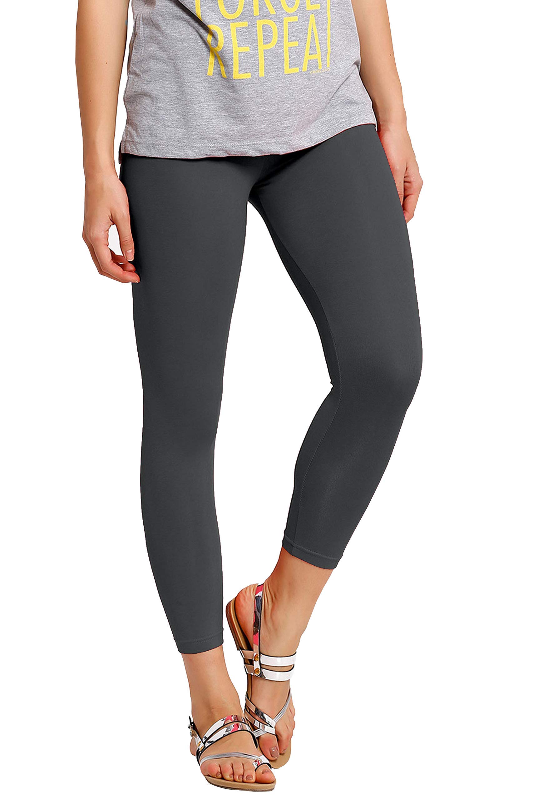 BenewCotton Women's 2 Way Chudidar Leggings, Size: X-Large (Dark Steel)