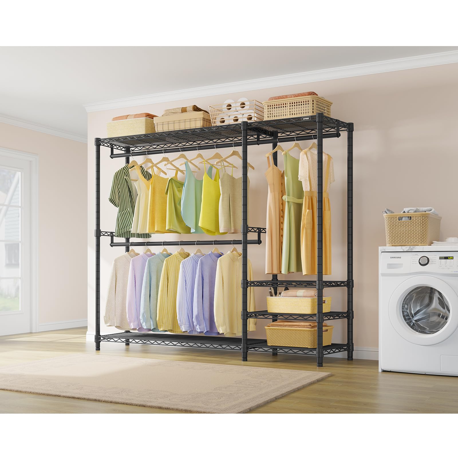 Amazon.com: VIPEK V2 Plus Heavy Duty Clothes Rack, Portable Metal