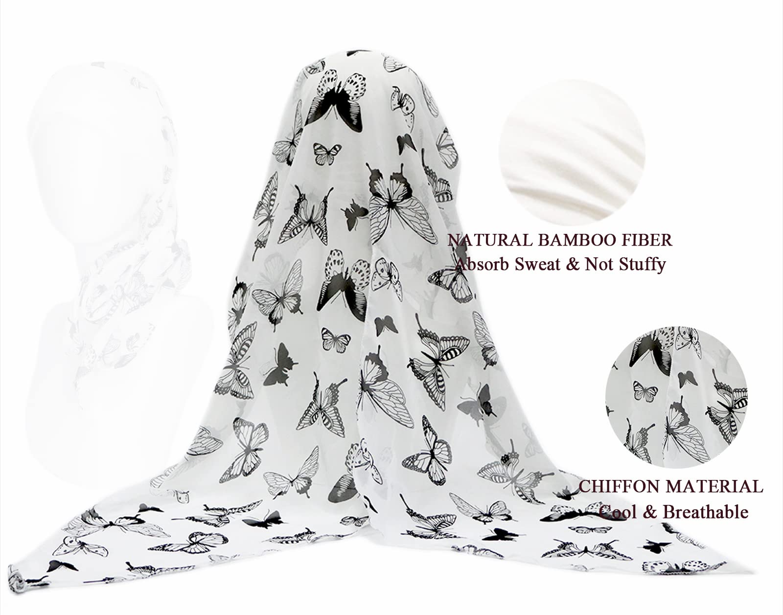 Couvre-chef pour femme - Bonnet de sommeil - Écharpe pour chauve - Chapeaux contre le cancer - Turbans