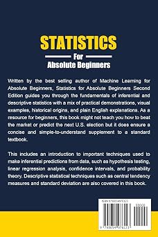 Statistics for Absolute Beginners (Second Edition) (Learn Statistics & Probability Books for Beginners)