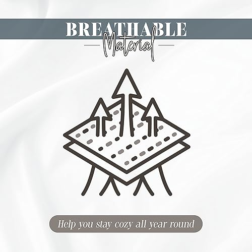 Vista 54 de Elegant Comfort Juego de sábanas y edredón de 7 piezas, tamaño individual XL, de 1500 hilos, súper acogedor, resistente a las arrugas y a