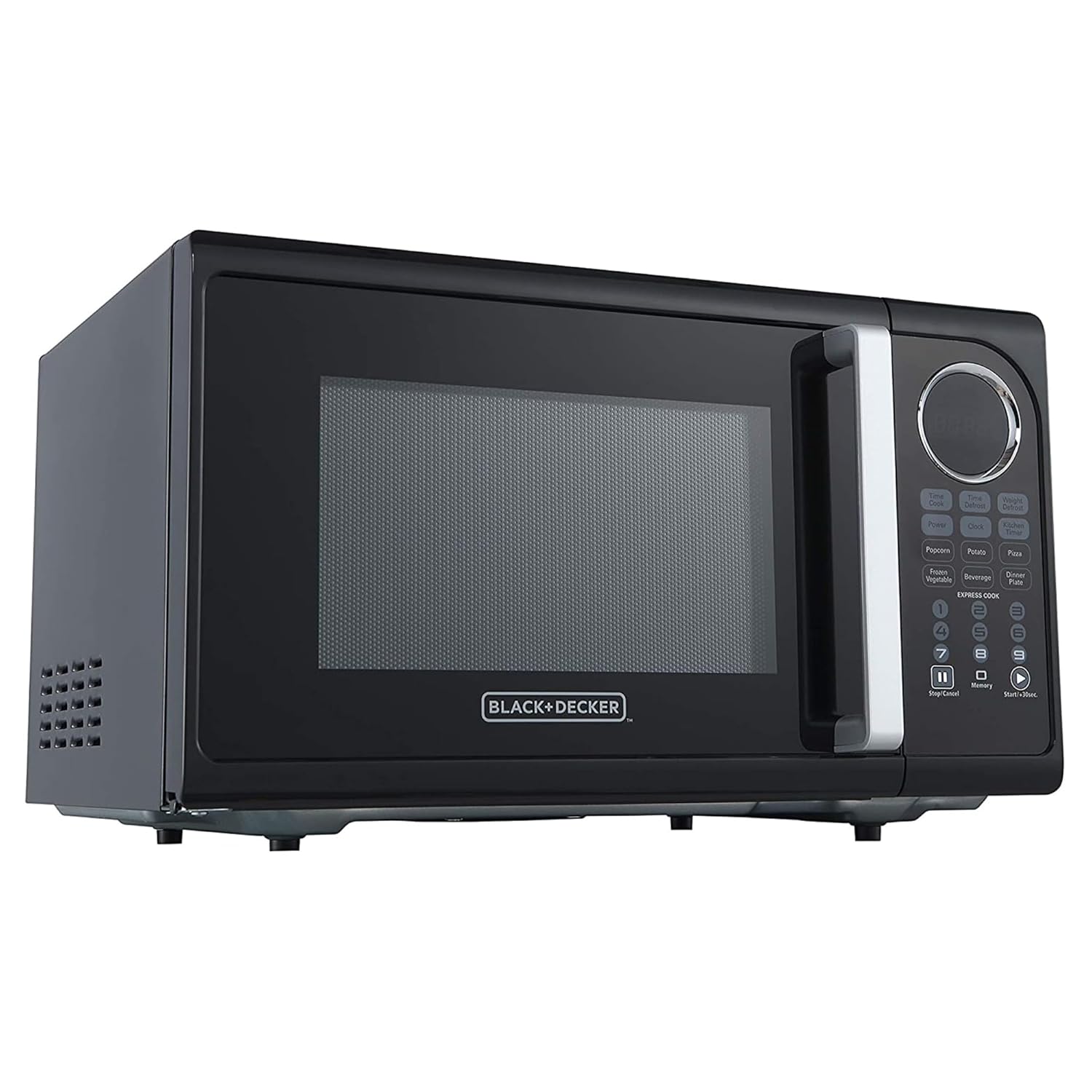 Black Decker 0 9 Cu Ft Digital Microwave Black