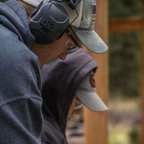 Vista 52 de Walker's Razor Slim Shooter Electronic Hunting Orejeras de protección auditiva plegables Razor Slim Verde Patriot,Flat Dark Earth,Tierra oscura