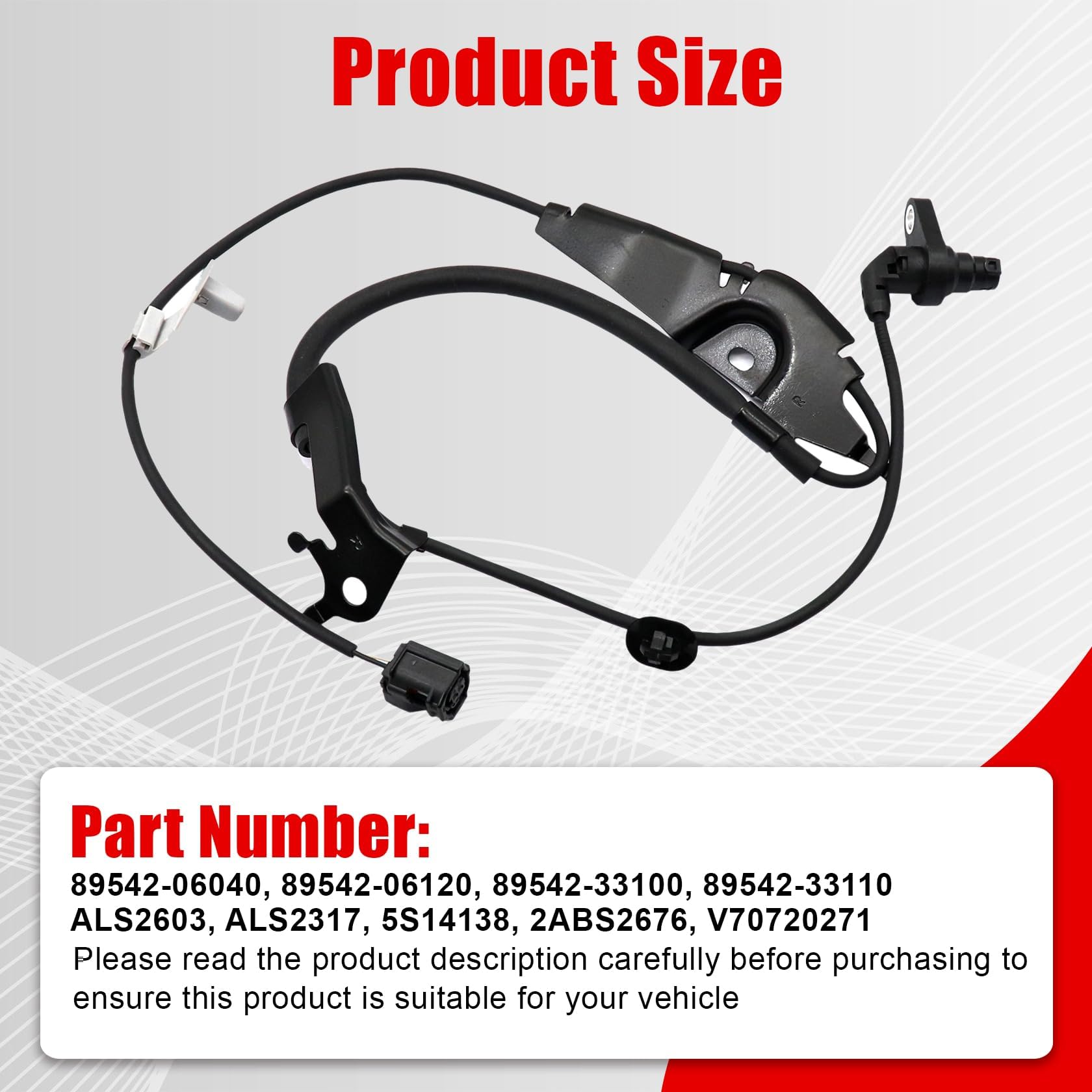 Amazon.com: FZJDSD ABS Wheel Speed Sensor Front Right