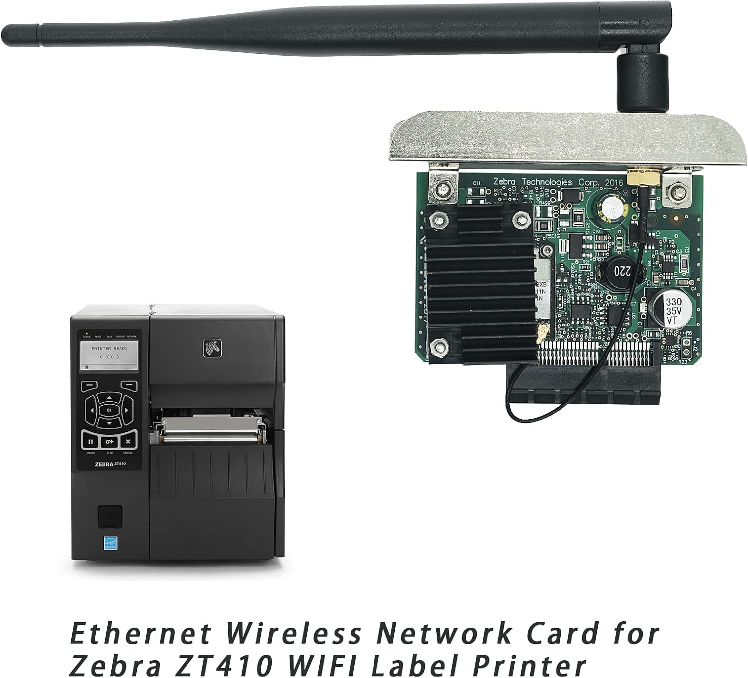 LANADO Network Card for Zebra ZT210 ZT230 ZT410 ZT420 Label Printer,Internal Ethernet Print Server