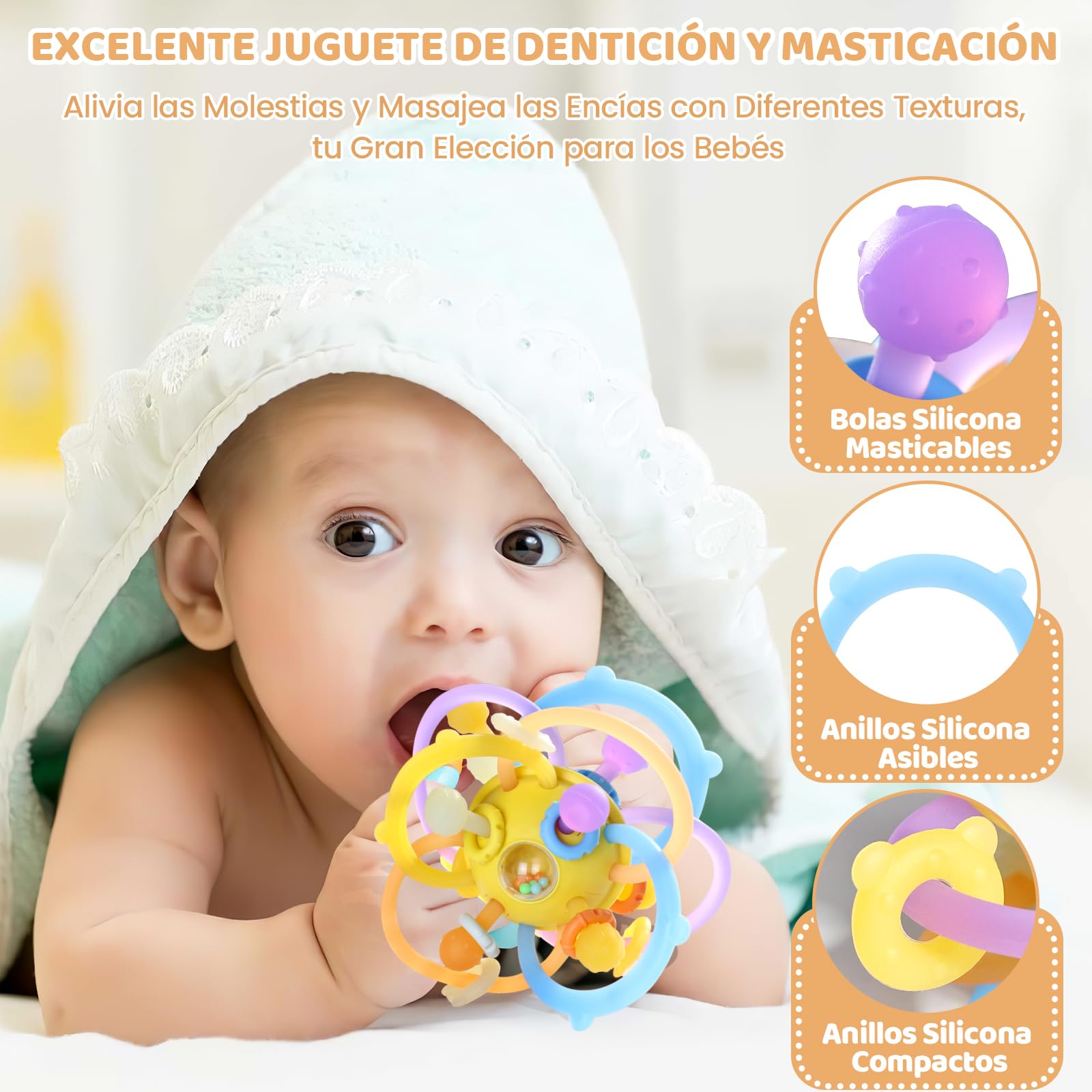 Juguete Bebe Meses Juguetes Sensoriales Para Bebés 0-12 Meses