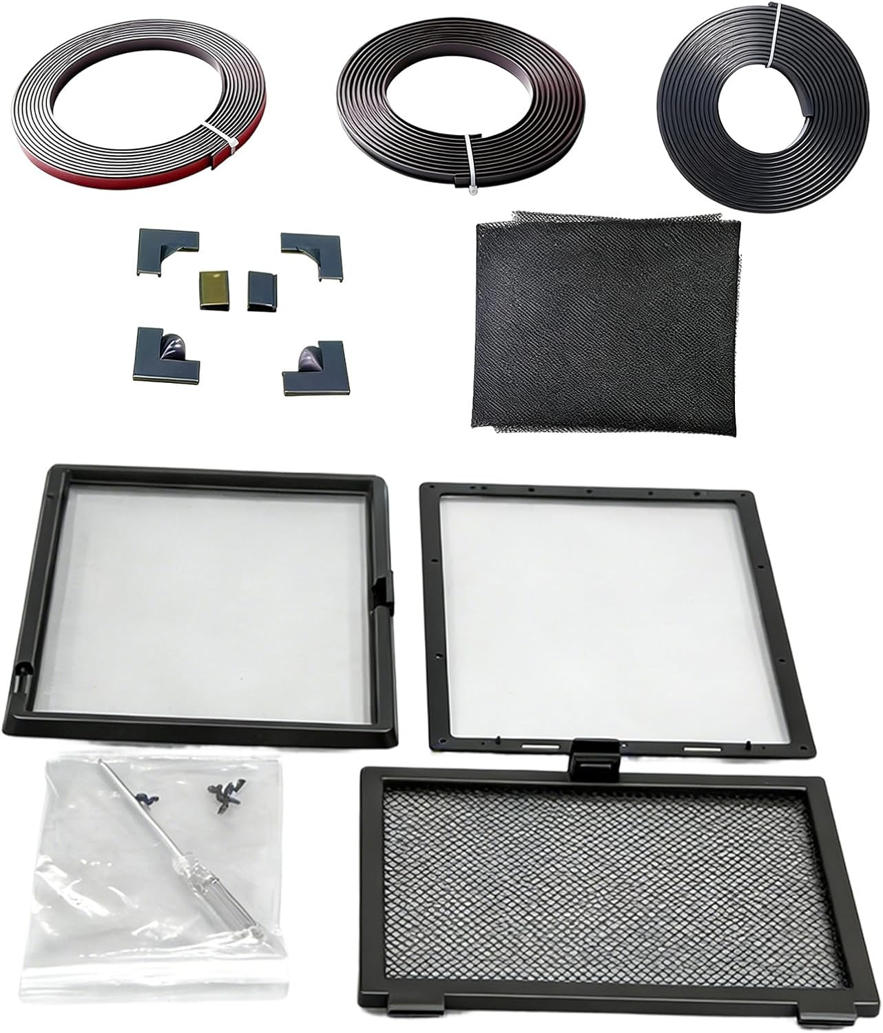 ordinarYone Magnetic Aquarium Cover with Feeding Port Fixed Clip for Fish Tanks and Easy Installation