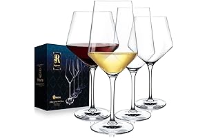 White and Red Wine Glasses, Modern Renaissance Collection