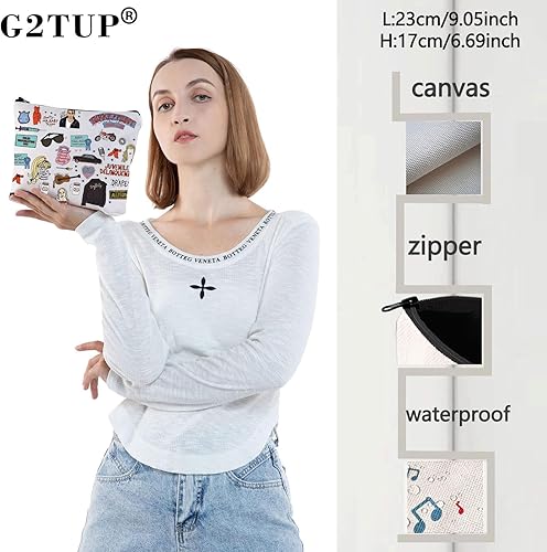 Miniatura 2 de G2TUP Johnny 80's película regalo hacha cara cremallera bolsa agua fans maquillaje accesorios bolsa, Bolsa de maquillaje F, 4