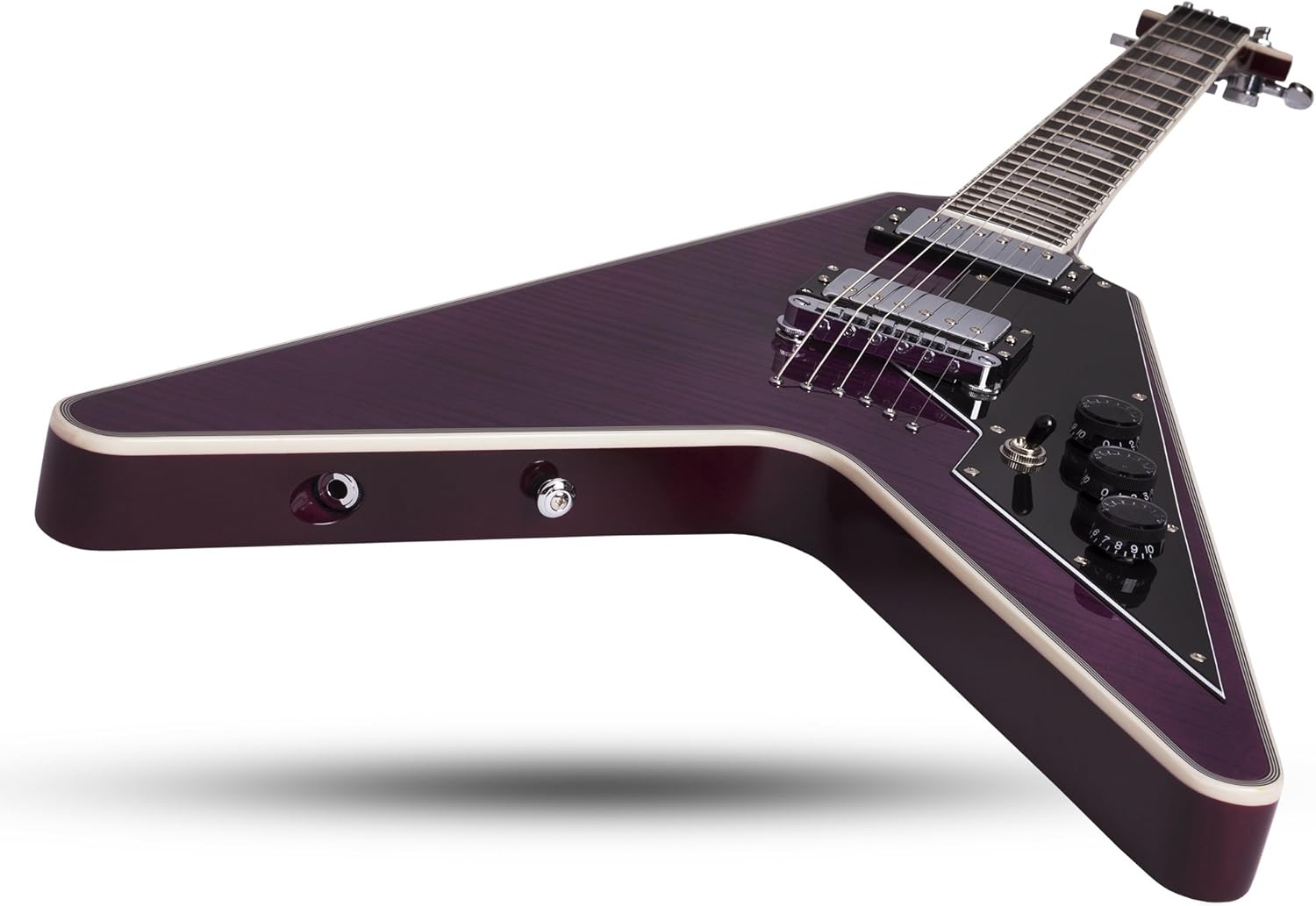 Schecter 654 V-1 Custom Solid-Body Electric Guitar, TPUR