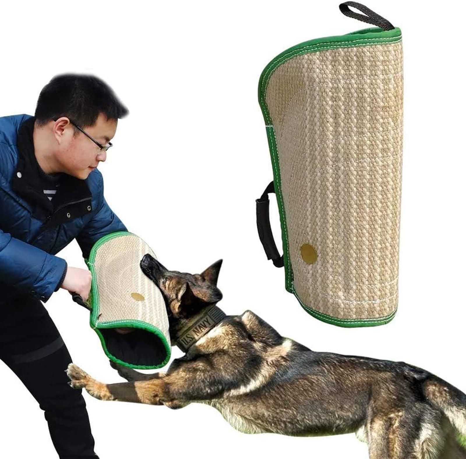 Maniche per Morso di Cane, Rimorchiatori per Cani Giovani, da Lavoro, per Addestramento di Cuccioli di Cane, Che Giocano Sia per La Mano Sinistra Che per Quella Destra