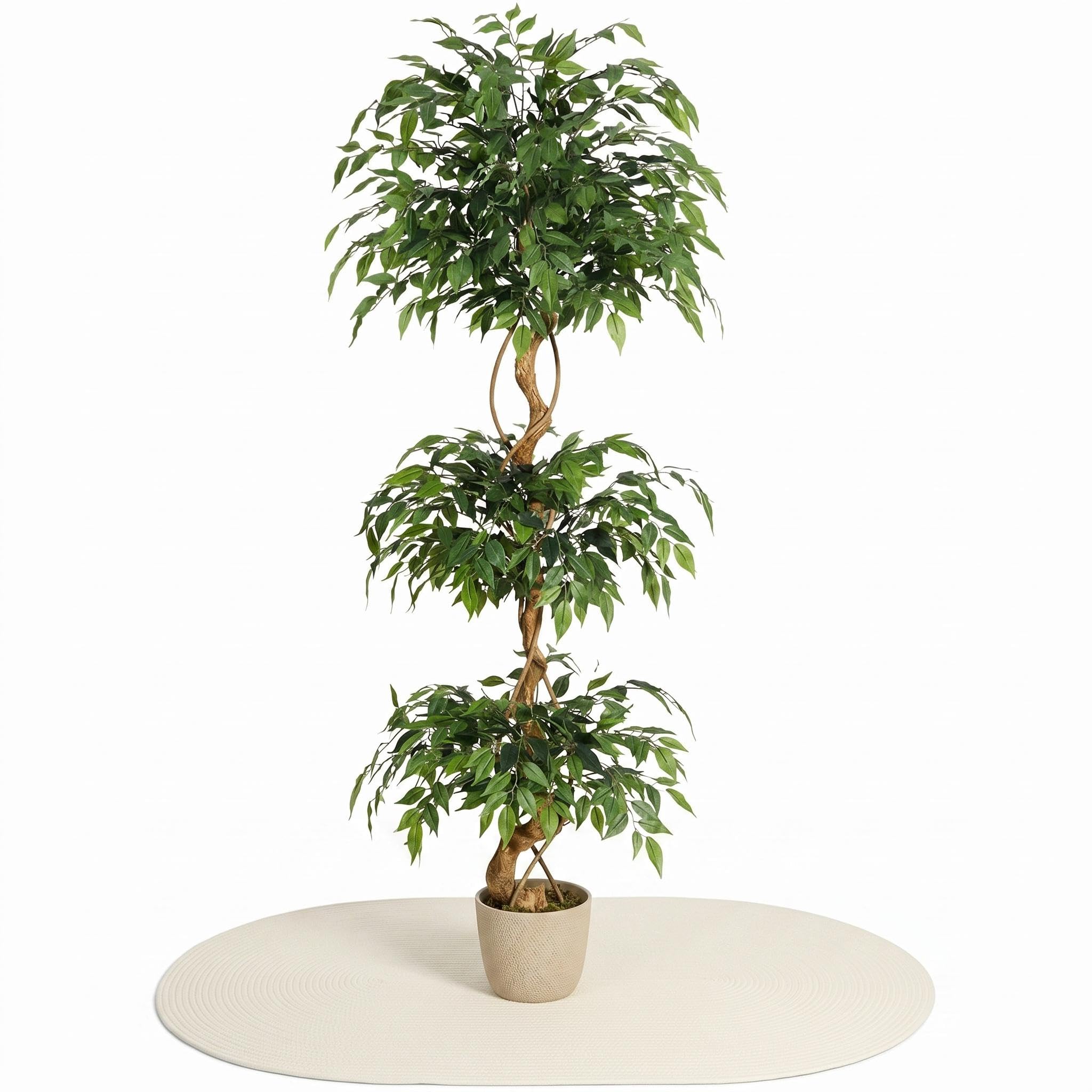 Faux banian au tronc enroulé pour sublimer votre déco intérieure