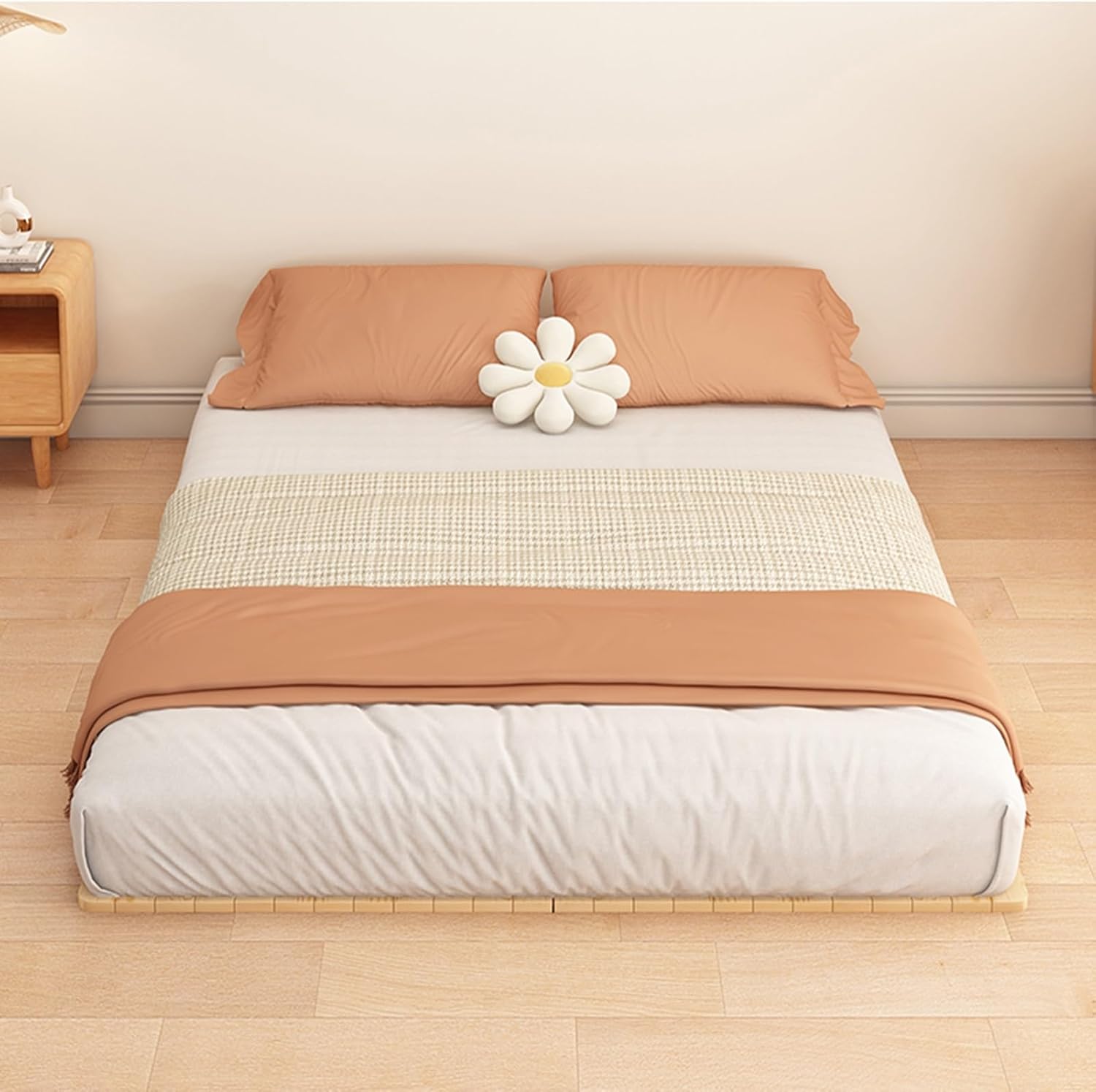 Folding Box Spring, Lumbar Hard Pad Harden Spine Guard Ranked Skeleton Wooden Folding Hard Bed Support Board for Bedrooms, Dormitories(28X75IN)