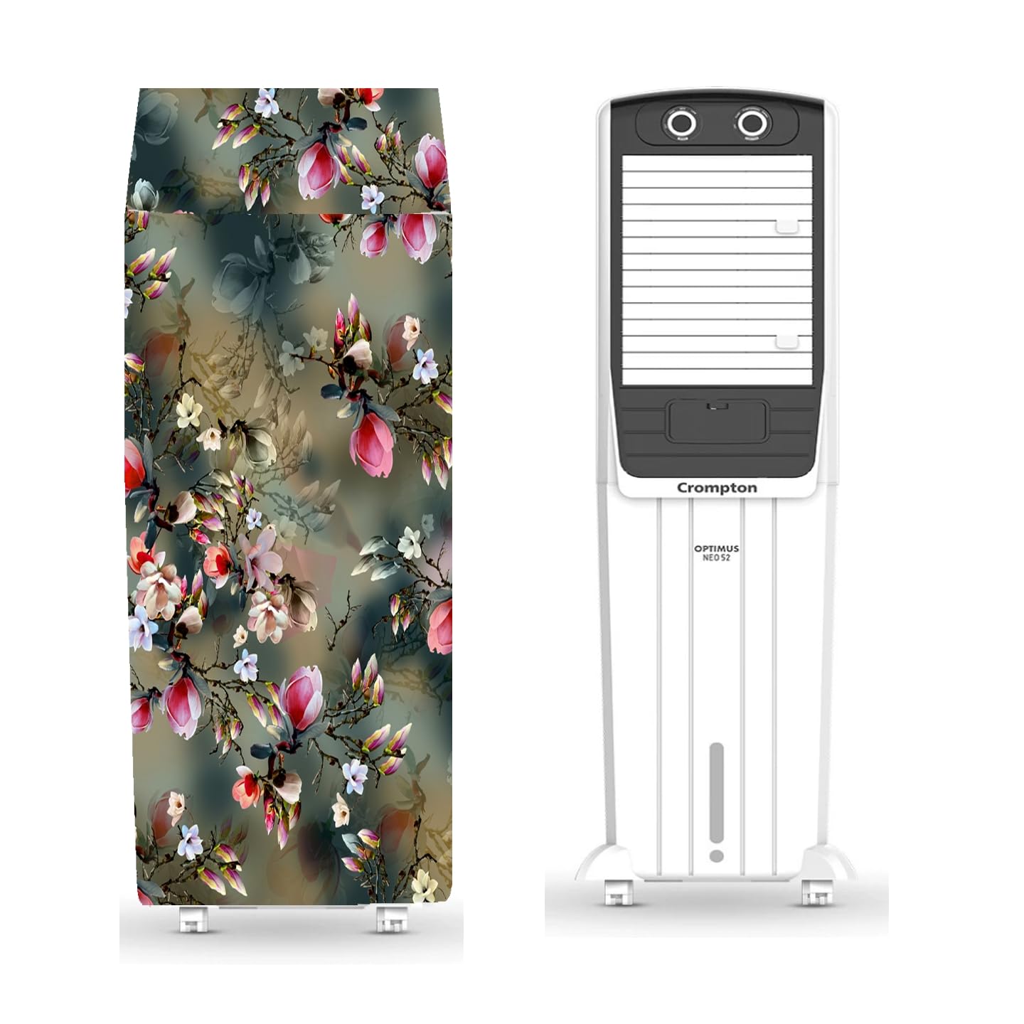 HomeStore-YEP Air Cooler Cover Compatible for Crompton Neo 52 Litre Tower Cooler Water Resistant.Cover Size(LXBXH) cm: 43.2 X 40.6 X 133.4-image-3