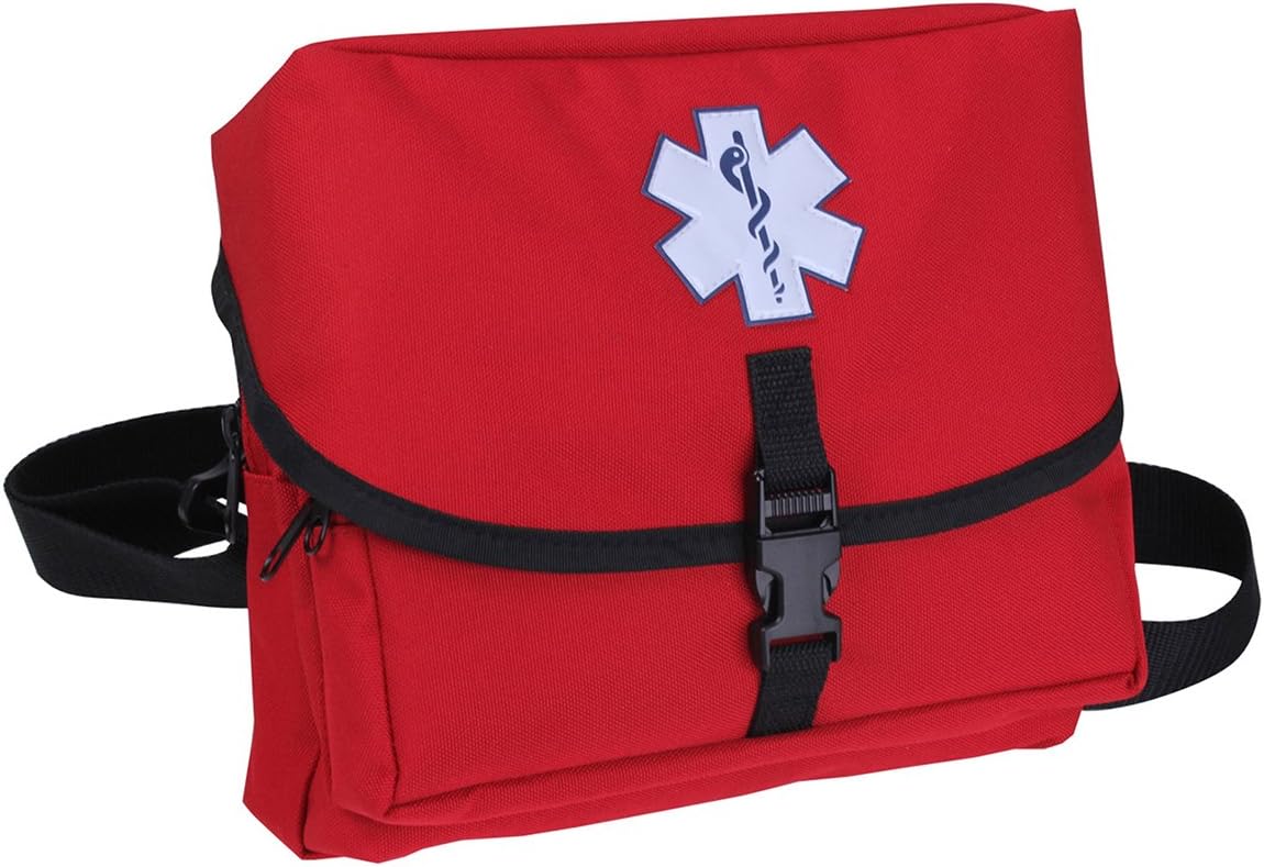 Rothco Med-Prep EMS Field Kit – Utility Bag for Emergency Supplies and Gear – Red