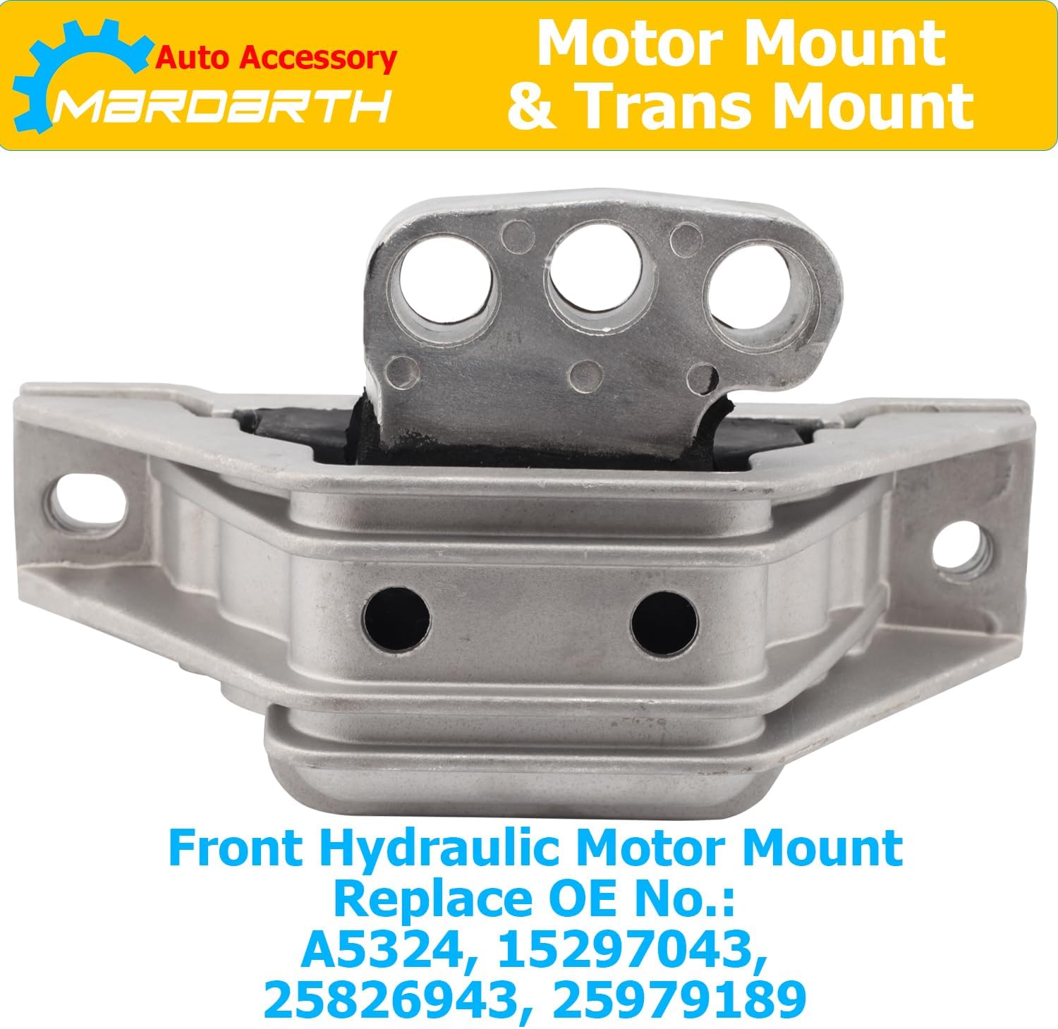 Set of 3 Motor & Trans Mount Compatible with 2005-2009 Equinox Torrent 3.4L, Replace OE# A5324 A3082 A3069