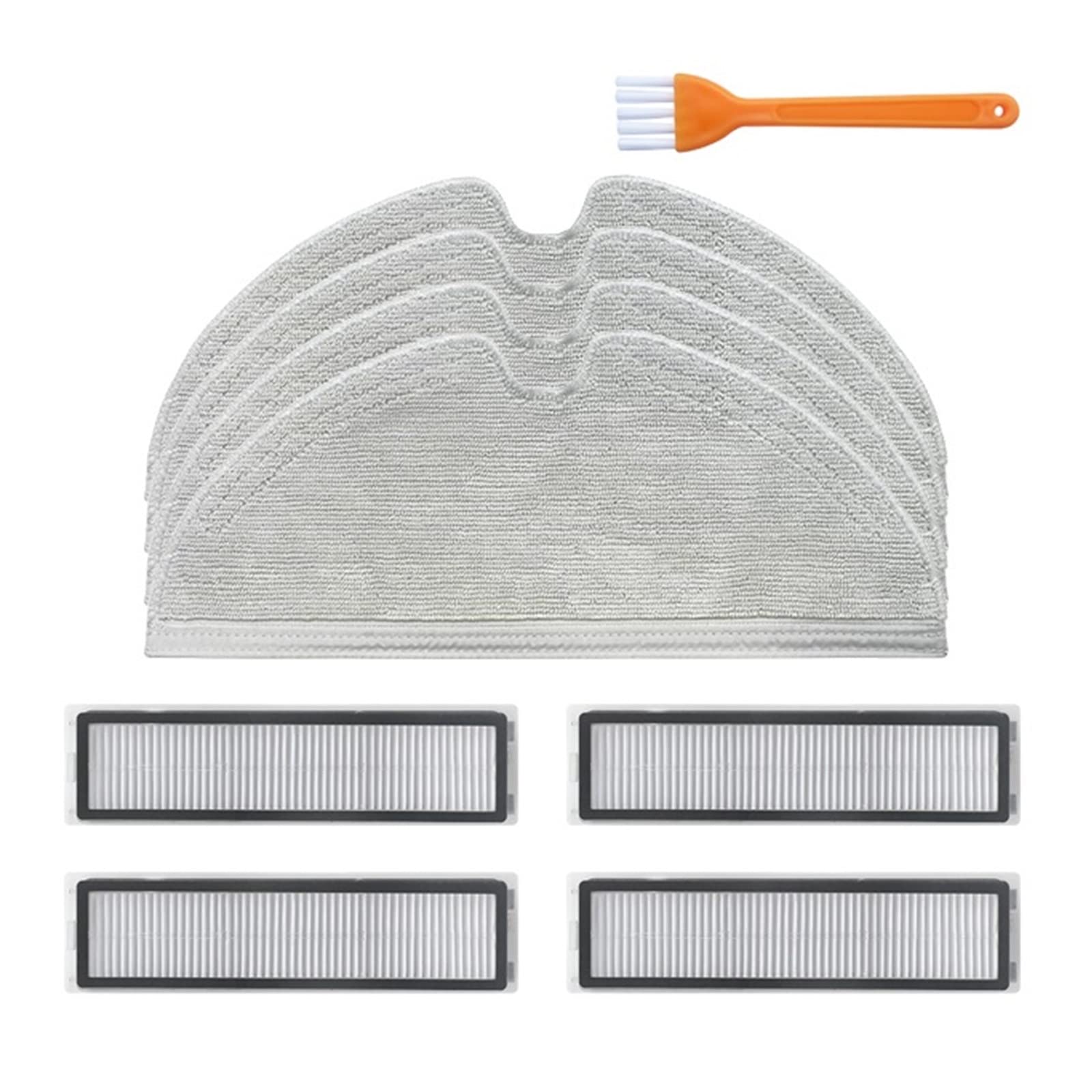 Kicici Side/Main Brush Mop Cloth Hepa Filter Compatible With XiaoMi Dreame D9 & Bot L10 Pro Trouver Robot LDS Vacuum-Mop Finder Spare Parts(Plum)
