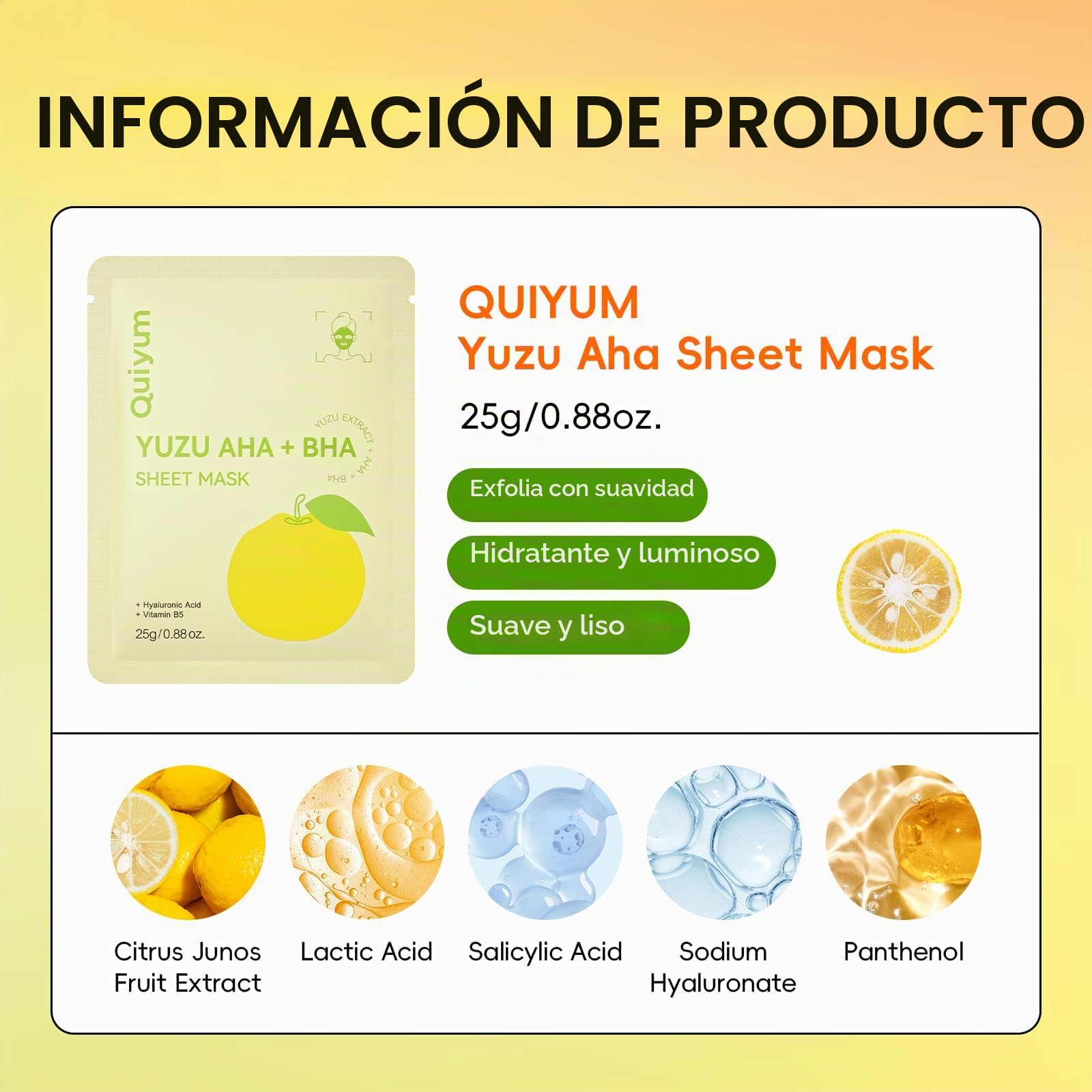 QUIYUM Set de Cuidado Facial para Mujer, 10 Piezas, Piel Grasa y Mixta | con Acné, Ácido Salicílico, Vitamina C y Péptidos, Control de Aceite, Iluminador, Antiacné