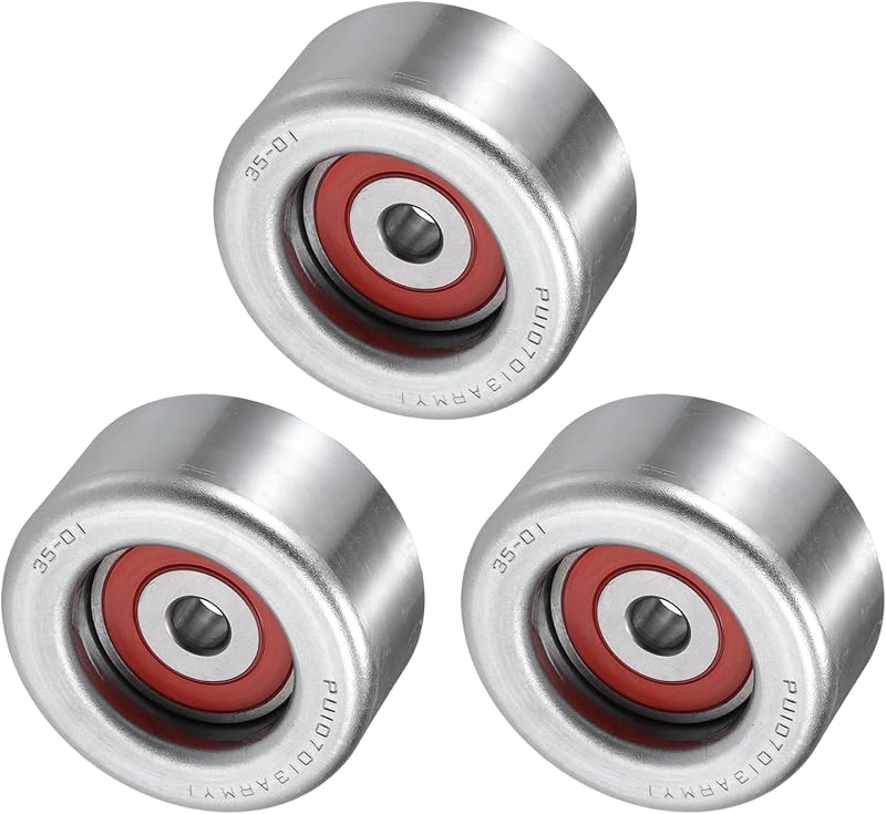 Polia guia da correia de acessórios uxcell para Lexus e Toyota – Conjunto com 3 unidades