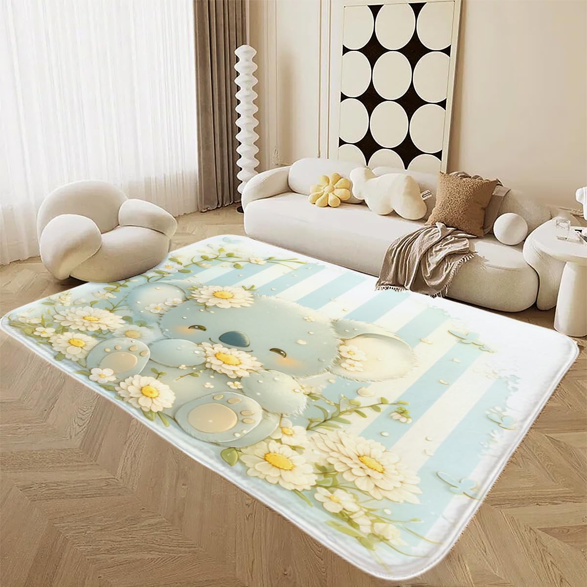 Alfombra de salón moderna para decorar dormitorios y comedores
