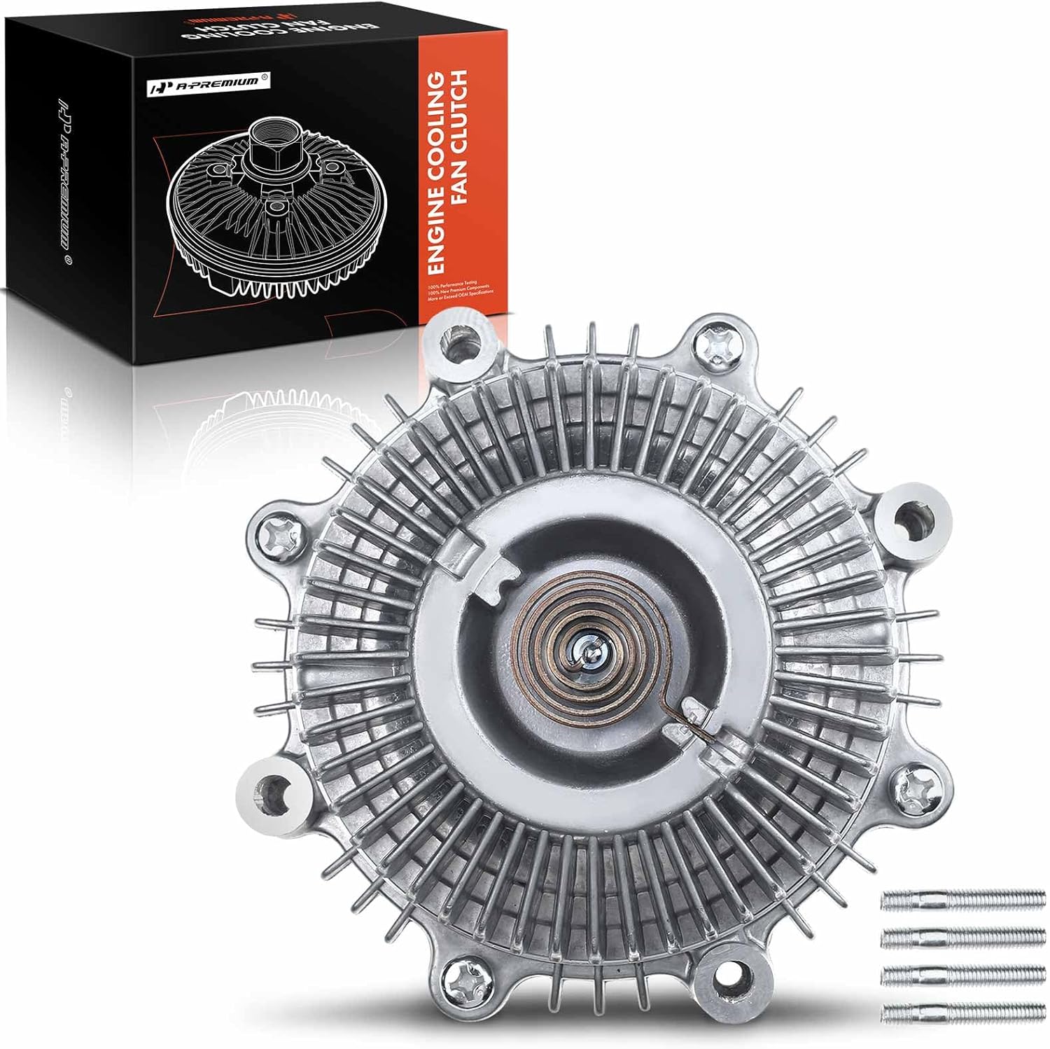 A-Premium Engine Cooling Fan Clutch Compatible with Dodge Ram 50 1983-1993, D50, Power Ram 50 & Toyota Van & Mitsubishi Mighty Max & Plymouth, 2.0L 2.2L 2.4L 2.6L