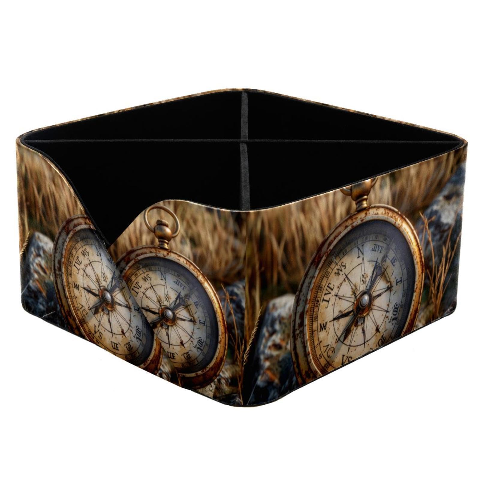 Boîte de rangement rectangulaire pour cosmétiques et fournitures d'art de bureau