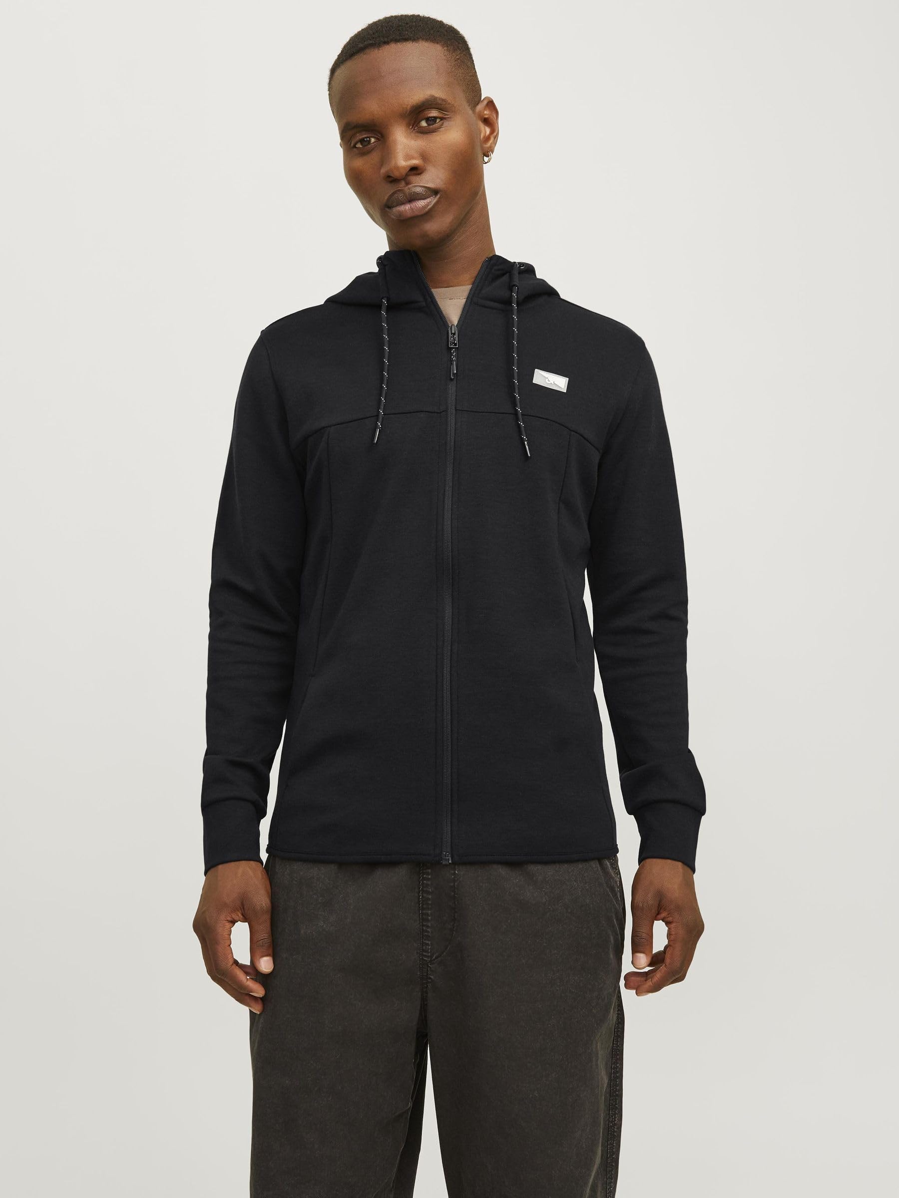 Jack & Jones Jcoair Sweat Zip Hood Noos. Chaqueta con Capucha Hombre