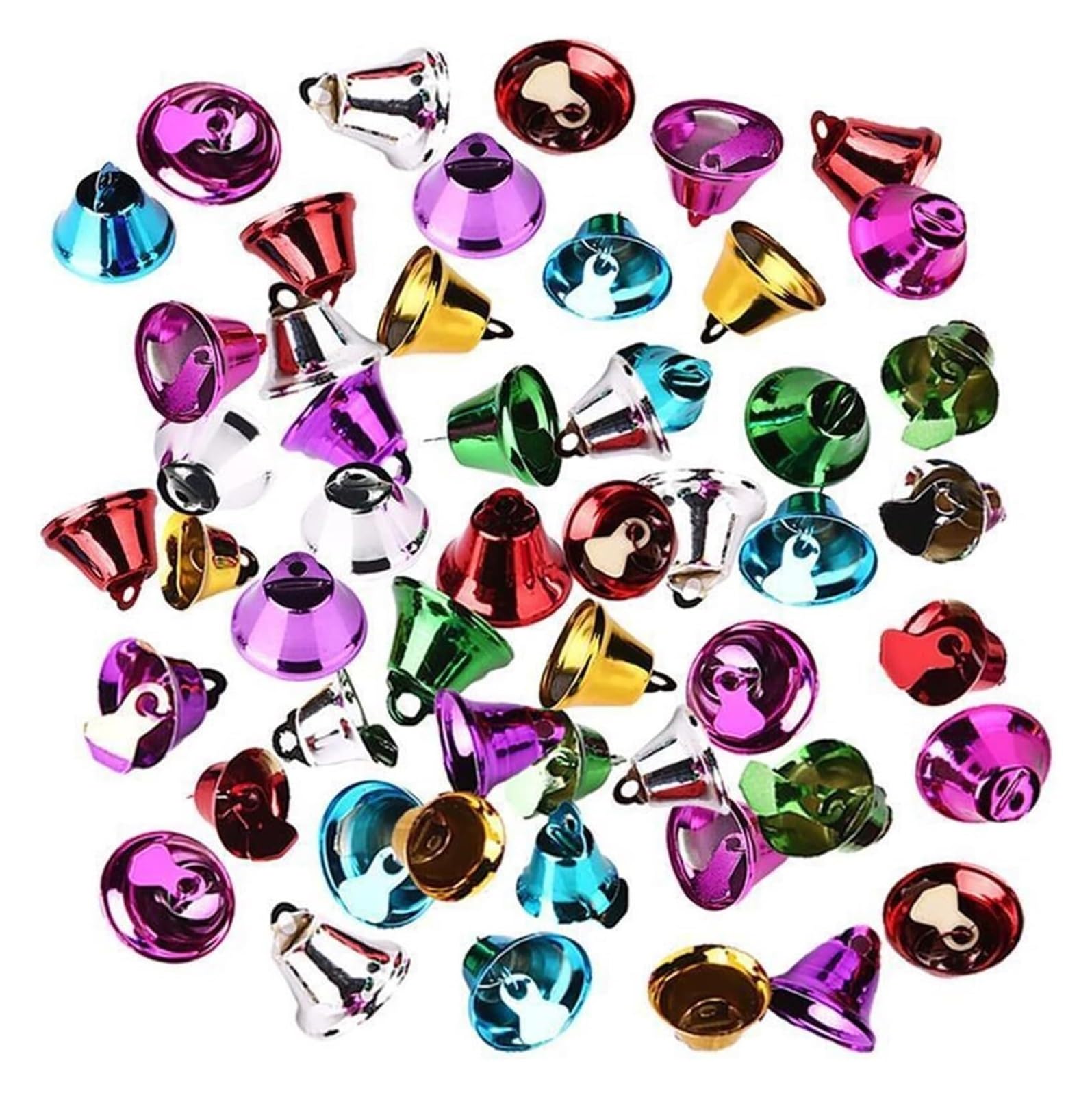 Campanas artesanales, Adornos de Campanas navideñas, Campanas artesanales, pequeñas Campanas navideñas Lindas Campanas pequeñas(21mm)