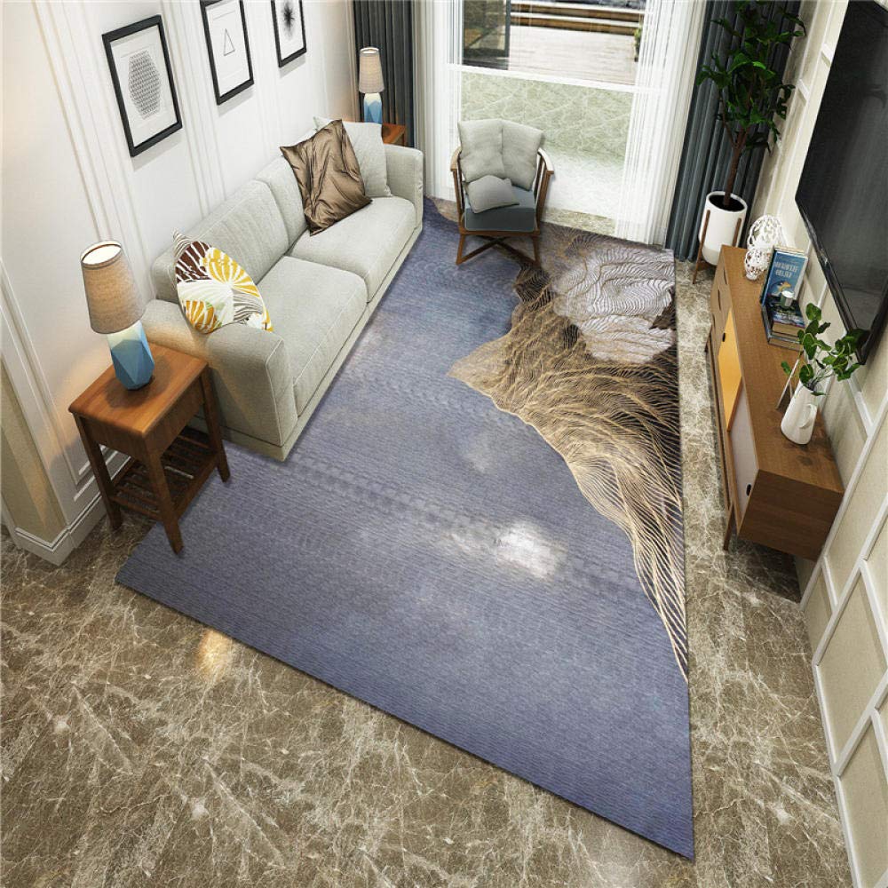 Tapis en velours cristal de salon style abstrait chic 180CMx280CM