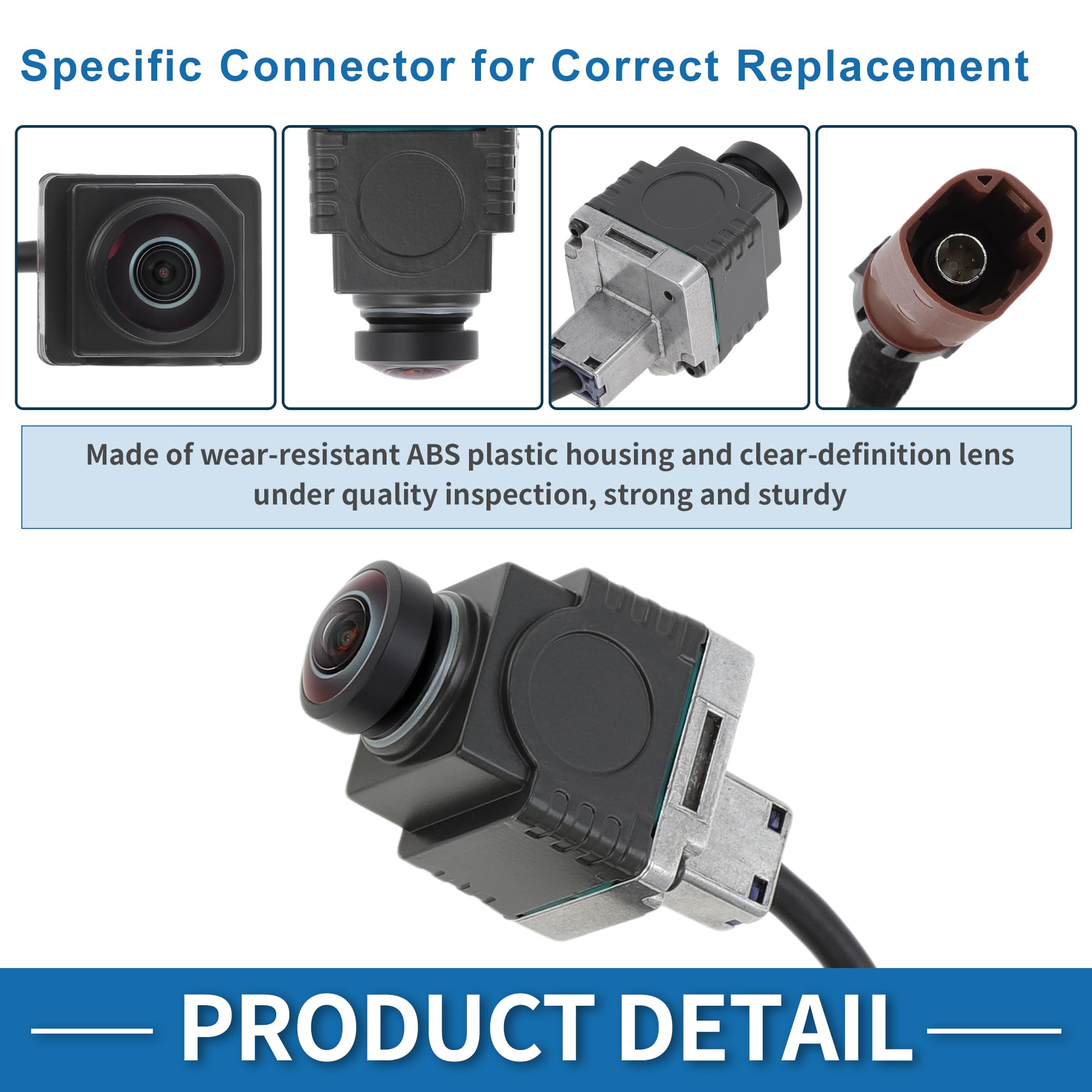 Caméra De Vue Avant Pour Mercedes-Benz W205 W166 Etc. - Remplacement A0009051103/A0009051503, IP68, Vision Nocturne