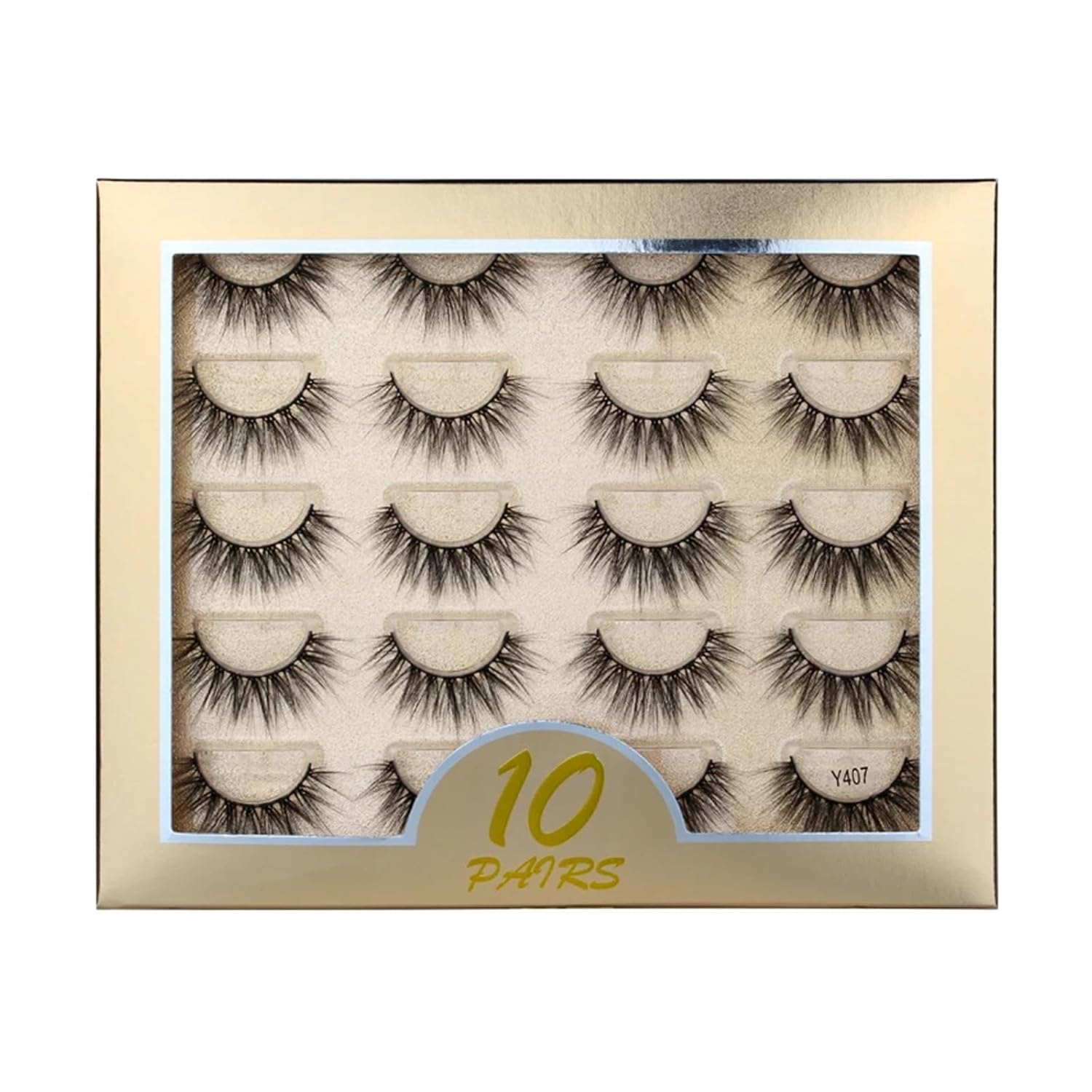 UAMOU Faux Mink Eye Lashes Mix 28 Styles Natural Soft False Eyelashes Fluffy Volume Handmade Faux Cils Makeup